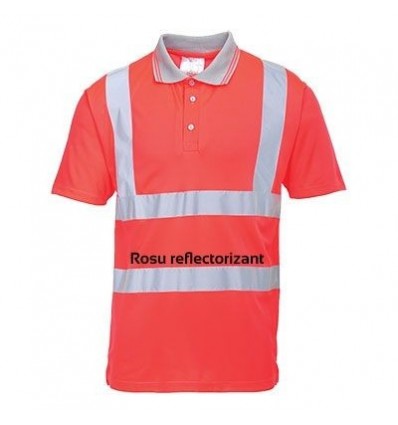 Tricou polo HI-VIS cu Maneci Scurte