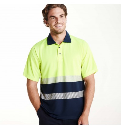 Tricou polo reflectorizant VEGA