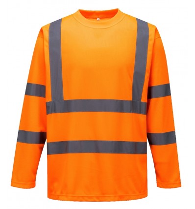 Tricou cu Maneci Lungi Hi-Vis